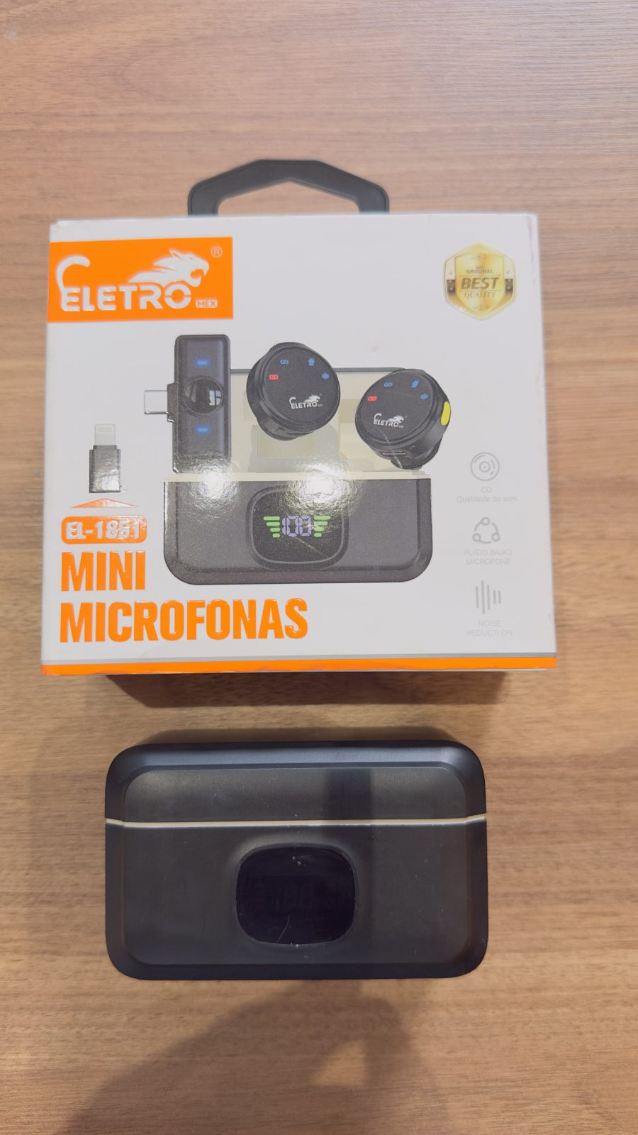 Microfone de lapela